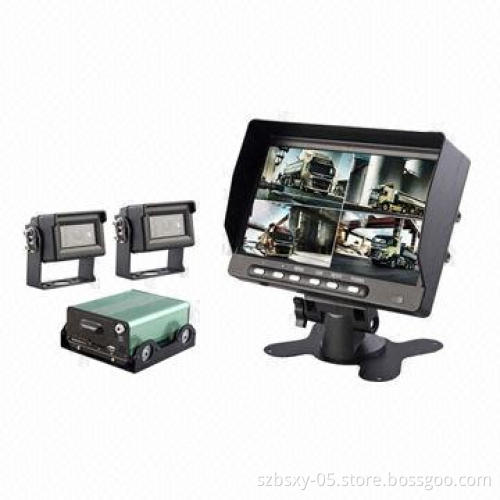 Car Mobile DVR Recorder System with Waterproof Night Vision Camera for Bus